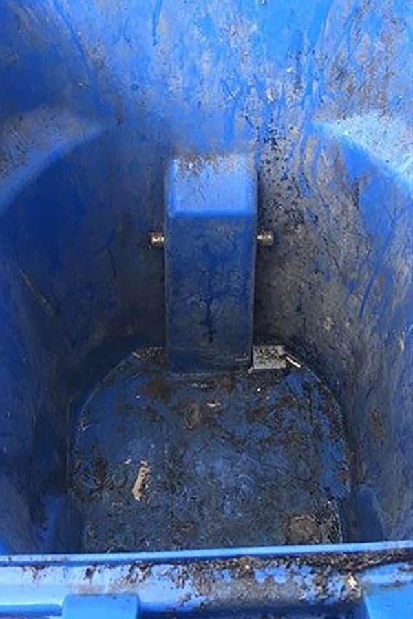 Before bin cleaning
